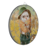 かわいらしい猫とメンドオンファーム ダーツボード (正面左)