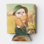 かわいらしい猫とメンドオンファーム 缶クーラー (裏面)