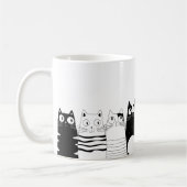 かわいらしい猫座り コーヒーマグカップ (左)