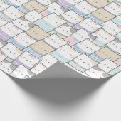 かわいらしい猫用ラッピング紙 ラッピングペーパー (角)