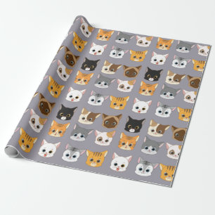 かわいらしい猫用ラッピング紙 ラッピングペーパー