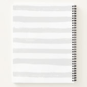 かわいらしい看護パーソナライズされたりが早く叶う ノートブック (裏面)