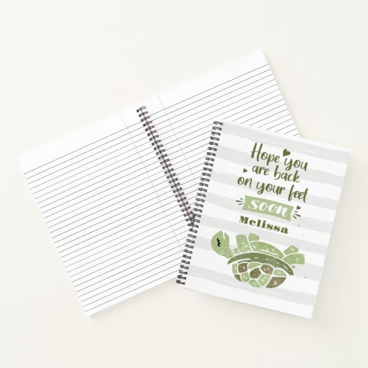 かわいらしい看護パーソナライズされたりが早く叶う ノートブック (内部)