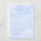 かわいらしい私をNotsの花の結婚式忘れて下さい 招待状 (裏面)