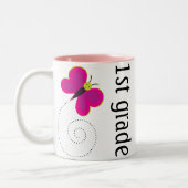 かわいらしい第1等級の先生のマグ ツートーンマグカップ (左)