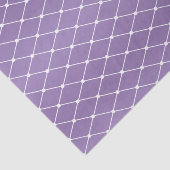 かわいらしい紫色およびダイヤモンドパターン 薄葉紙 (詳細)
