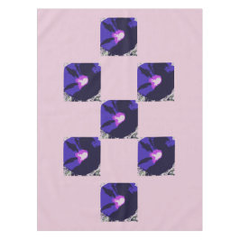 かわいらしい紫色のカスタムなテーブルクロス テーブルクロス