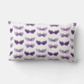 かわいらしい紫色の仮面舞踏会は謝肉祭を覆います ランバークッション (裏面)