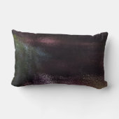 かわいらしい紫色の揺らめく馬の枕 ランバークッション (裏面)