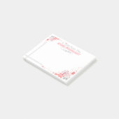 かわいらしい花の学校の心理学者のポスト・イット ポストイット (アングル)