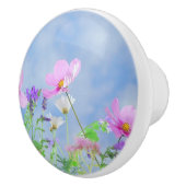 かわいらしい花の敏感な色 セラミックノブ (右)