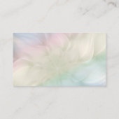 かわいらしい花の曼荼羅のデザイン 名刺 (裏面)