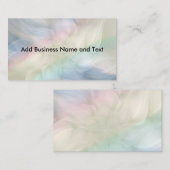 かわいらしい花の曼荼羅のデザイン 名刺 (正面/裏面)