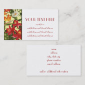 かわいらしい花びら 名刺 (正面/裏面)