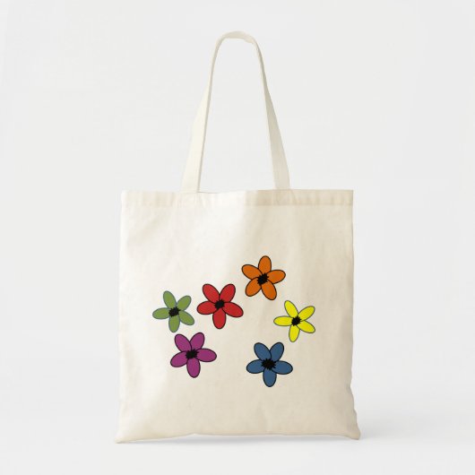 かわいらしい花弁のバッグ トートバッグ (正面)