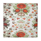 かわいらしい花柄 タイル (正面)