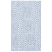 かわいらしい藍色の民族の花柄のテーブルクロス テーブルクロス (正面)