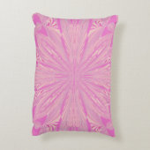 かわいらしい蘭の紫色の美しく抽象的な花 アクセントクッション (裏面(縦))