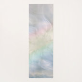 かわいらしい虹の花の曼荼羅のデザイン ヨガマット (裏面)