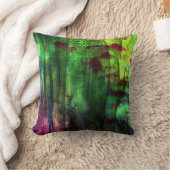 かわいらしい虹色の抽象デザインの枕 クッション (ブランケット)