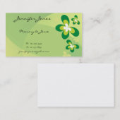 かわいらしい蝶テレホンカード コーリングカード (正面/裏面)