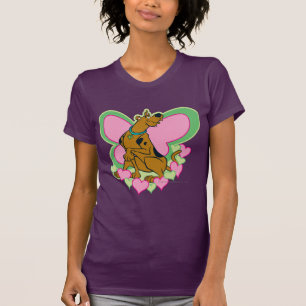 かわいらしい蝶Scooby-Doo Tシャツ