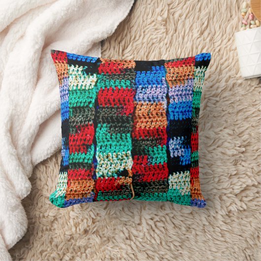 かわいらしい装飾用クッションのかぎ針編みの一見 クッション (ブランケット)