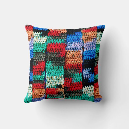 かわいらしい装飾用クッションのかぎ針編みの一見 クッション (裏面)