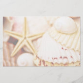 かわいらしい貝殻の文房具 便箋 (正面)