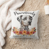 かわいらしい賛美愛犬に感謝 クッション (ブランケット)