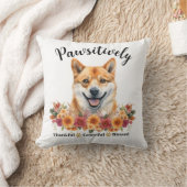 かわいらしい賛美愛犬に感謝 クッション (ブランケット)