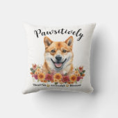 かわいらしい賛美愛犬に感謝 クッション (裏面)