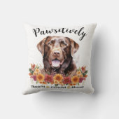 かわいらしい賛美愛犬に感謝 クッション (裏面)