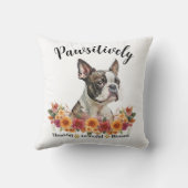 かわいらしい賛美愛犬に感謝 クッション (裏面)