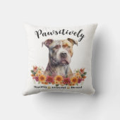 かわいらしい賛美愛犬に感謝 クッション (裏面)