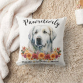 かわいらしい賛美愛犬に感謝 クッション (ブランケット)