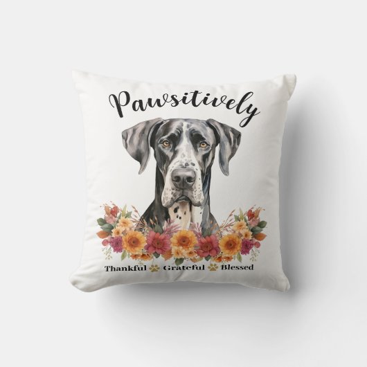 かわいらしい賛美愛犬に感謝 クッション (正面)