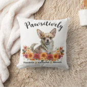 かわいらしい賛美愛犬に感謝 クッション (ブランケット)