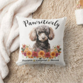 かわいらしい賛美愛犬に感謝 クッション (ブランケット)