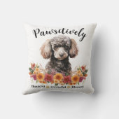 かわいらしい賛美愛犬に感謝 クッション (裏面)