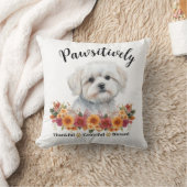 かわいらしい賛美愛犬に感謝 クッション (ブランケット)