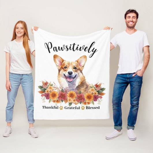 かわいらしい賛美愛犬に感謝 フリースブランケット (インサイチュ)