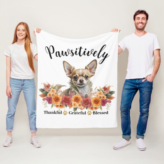 かわいらしい賛美愛犬に感謝 フリースブランケット (インサイチュ)