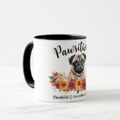 かわいらしい賛美愛犬に感謝 マグカップ (正面左)