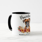 かわいらしい賛美愛犬に感謝 マグカップ (正面左)