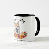 かわいらしい賛美愛犬に感謝 マグカップ (正面右)