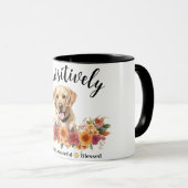 かわいらしい賛美愛犬に感謝 マグカップ (正面右)