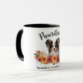 かわいらしい賛美愛犬に感謝 マグカップ (正面左)