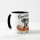 かわいらしい賛美愛犬に感謝 マグカップ (正面左)