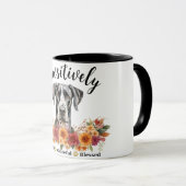 かわいらしい賛美愛犬に感謝 マグカップ (正面右)